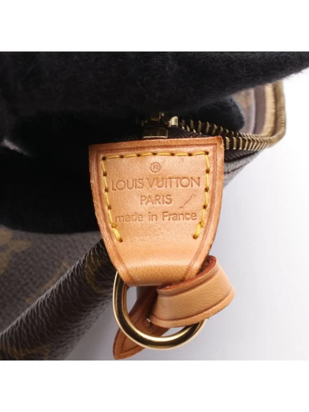 Louis Vuitton Handbag Pochette Soir Canvas Leather
